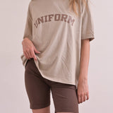 חולצה טי 100% כותנה עם לוגו