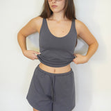 מכנס קצר 100% כותנה בד רוגבי