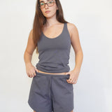 מכנס קצר 100% כותנה בד רוגבי