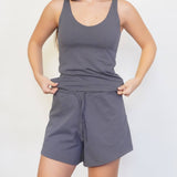 מכנס קצר 100% כותנה בד רוגבי