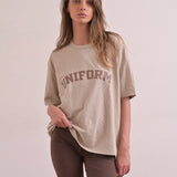 חולצה טי 100% כותנה עם לוגו