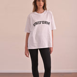 חולצה טי 100% כותנה עם לוגו