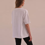 חולצה טי 100% כותנה עם לוגו