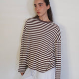 חולצת פסים שרוול ארוך 100% כותנה