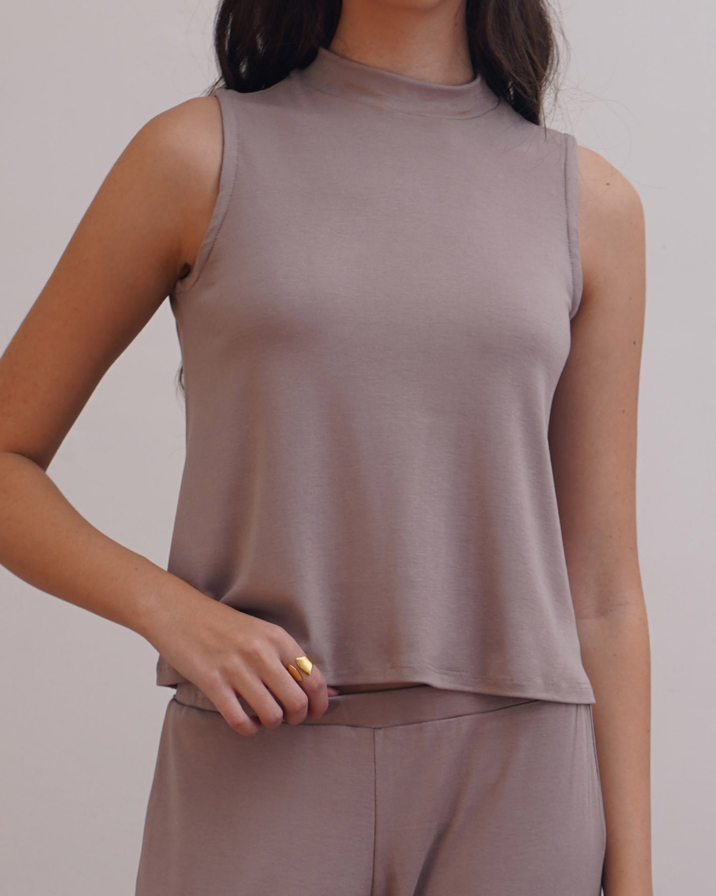 100% Cotton Turtleneck Top #1