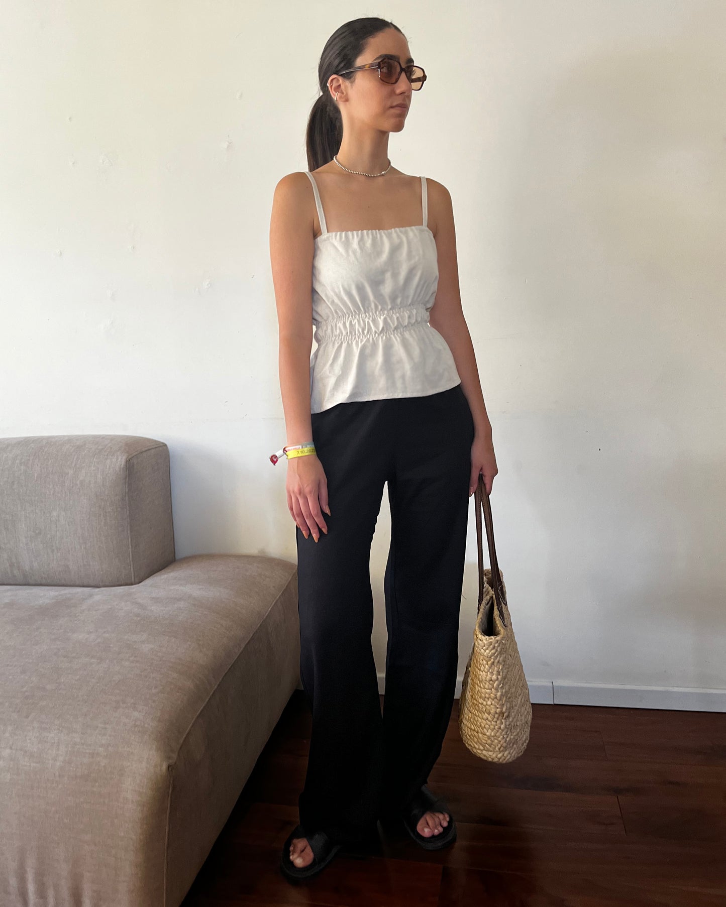 Santa Ana Linen Top