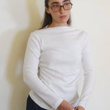 חולצה דמוי גולף עם כיווצים 100% כותנה