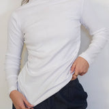 חולצה דמוי גולף עם כיווצים 100% כותנה