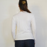 חולצה דמוי גולף עם כיווצים 100% כותנה