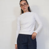 חולצה דמוי גולף עם כיווצים 100% כותנה