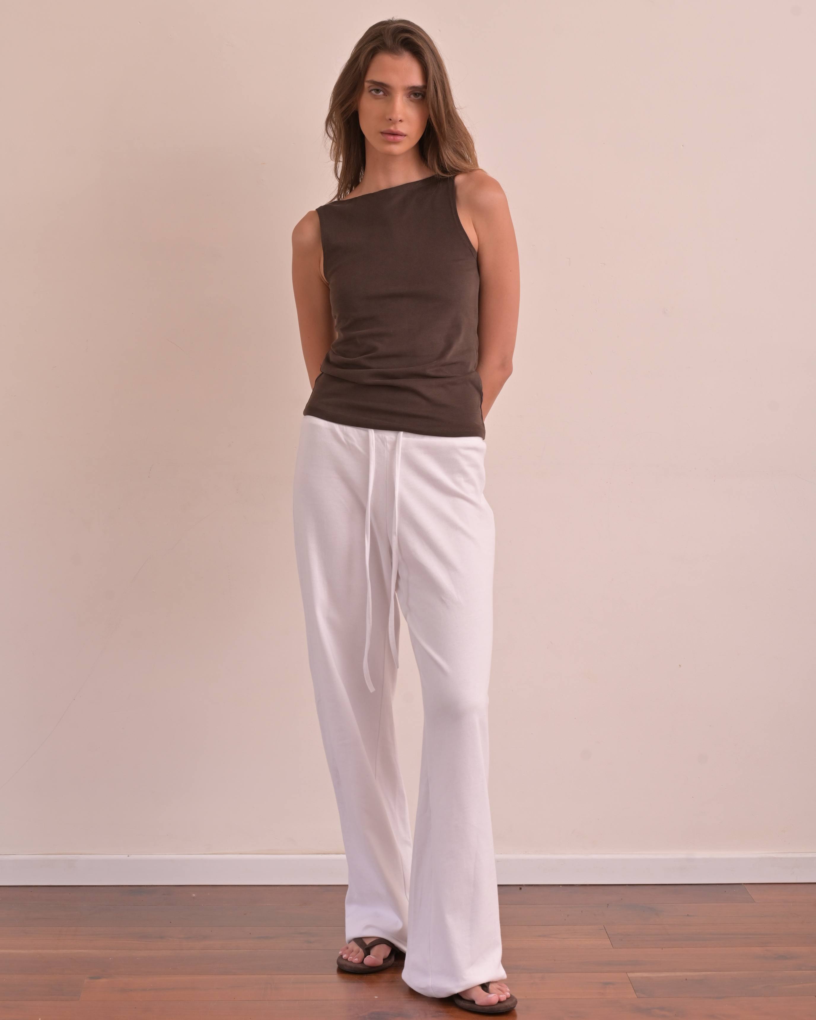 Boat-Neck Tank 100% Cotton – Uniform Apparel