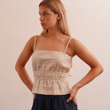 Santa Ana Linen Top