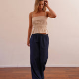 Santa Ana Linen Top