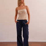 Santa Ana Linen Top