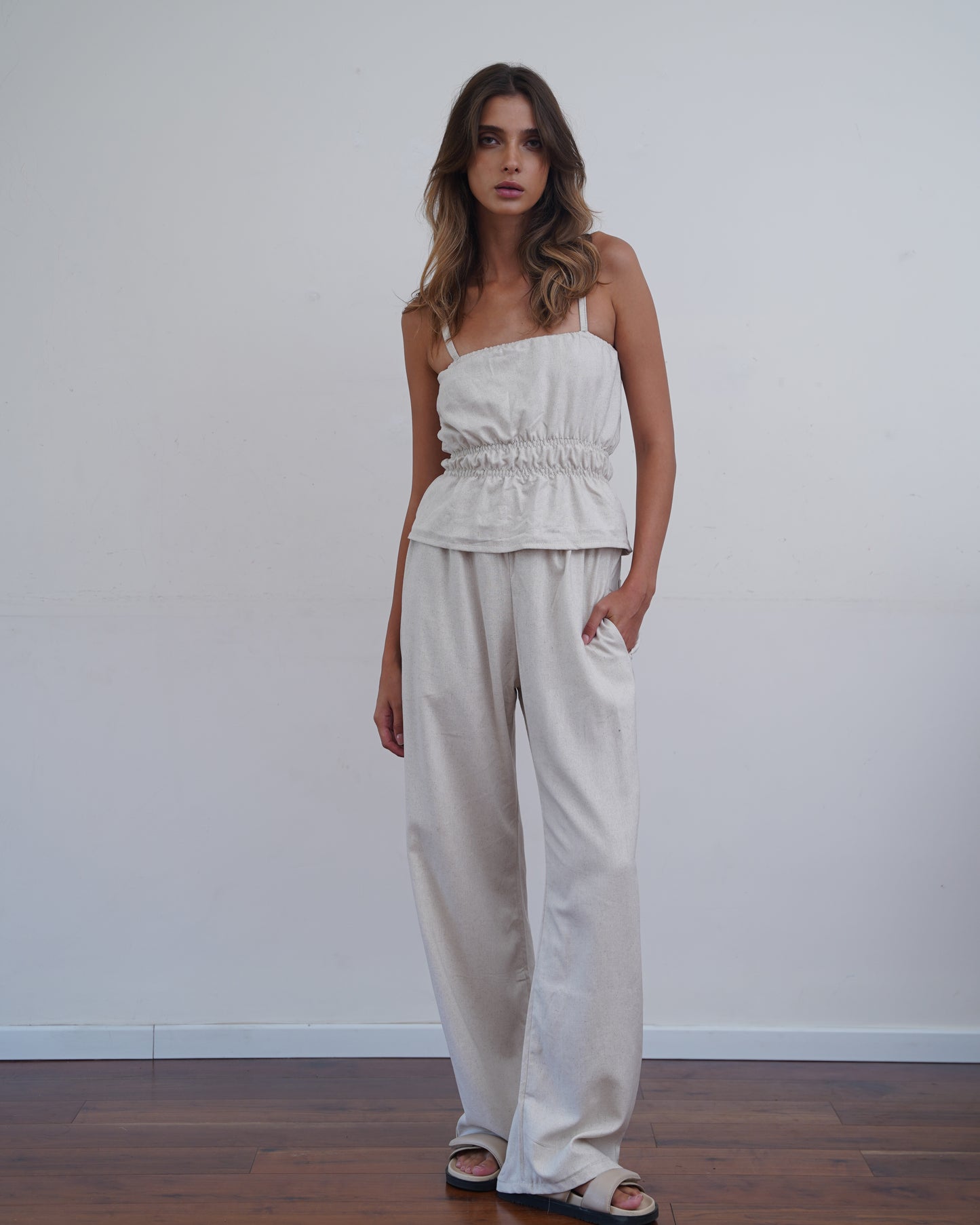 Santa Ana Linen Top