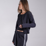 Heavy Rib Cardigan 100% Cotton