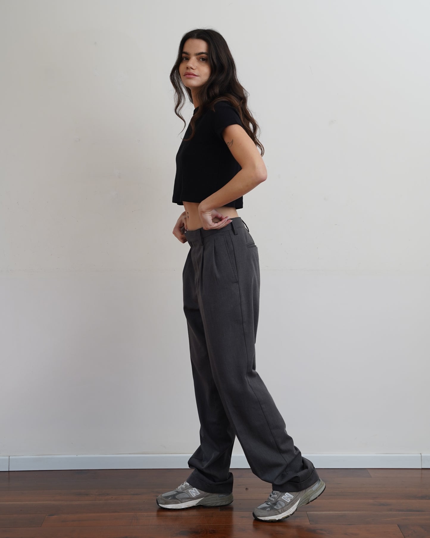 Vintage redone grey trousers