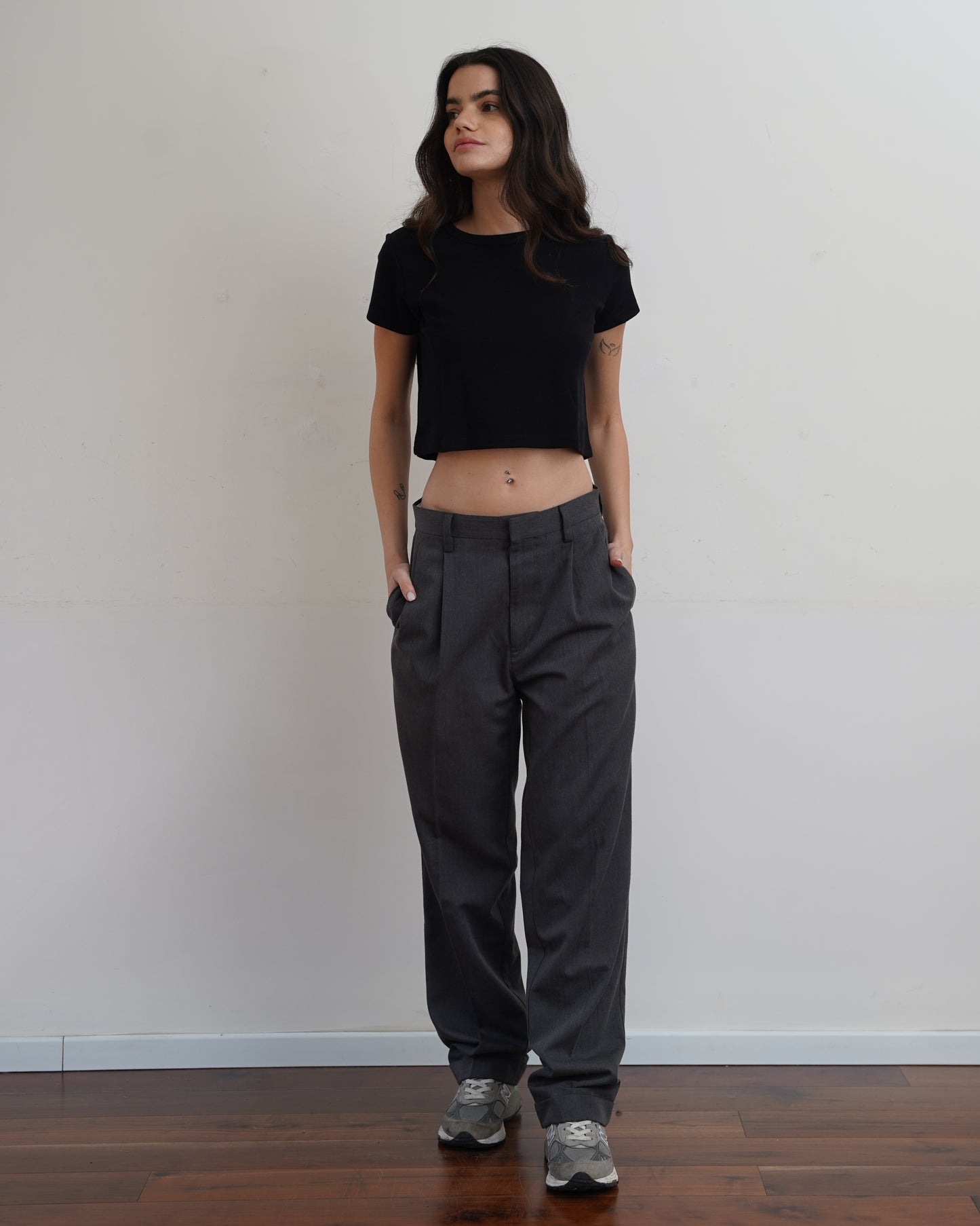 Vintage redone grey trousers