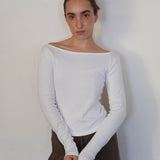 חולצת אוף שולדר שרוול ארוך