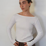 חולצת אוף שולדר שרוול ארוך