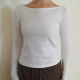 חולצת אוף שולדר שרוול ארוך
