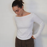 חולצת אוף שולדר שרוול ארוך