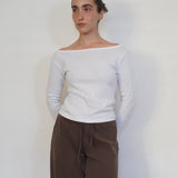 חולצת אוף שולדר שרוול ארוך