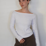 חולצת אוף שולדר שרוול ארוך